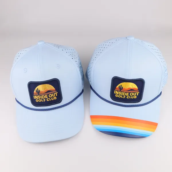BDBRIM custom golf cap factory sample