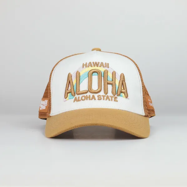 Trucker cap front panel and mesh detail by BDBRIM