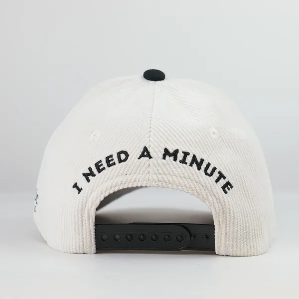 Snapback dance cap adjustable closure detail at BDBRIM