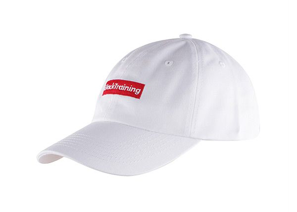 Plain White Snapback 6 Panel Cotton Twill Dad Hat For Sale